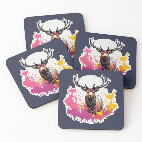Item preview, Elk Artwork designed and sold by Planetporridge.
