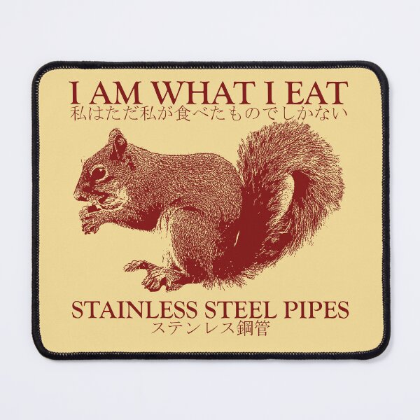 Item preview, I am what I eat squirrel designed and sold by VintageMedatsu.