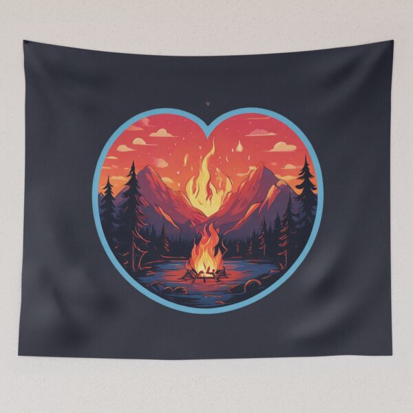 Item preview, Camp Fire Art designed and sold by Planetporridge.