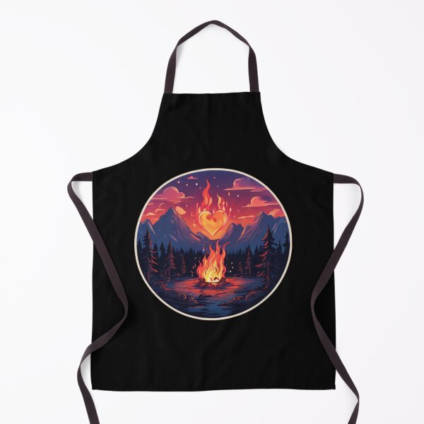 Item preview, Camp Fire Heart designed and sold by Planetporridge.