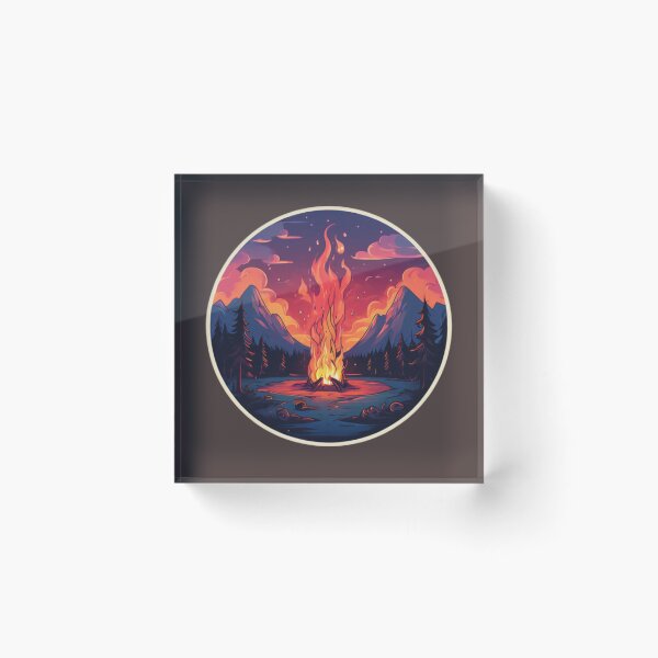 Item preview, Cool Camp Fire designed and sold by Planetporridge.