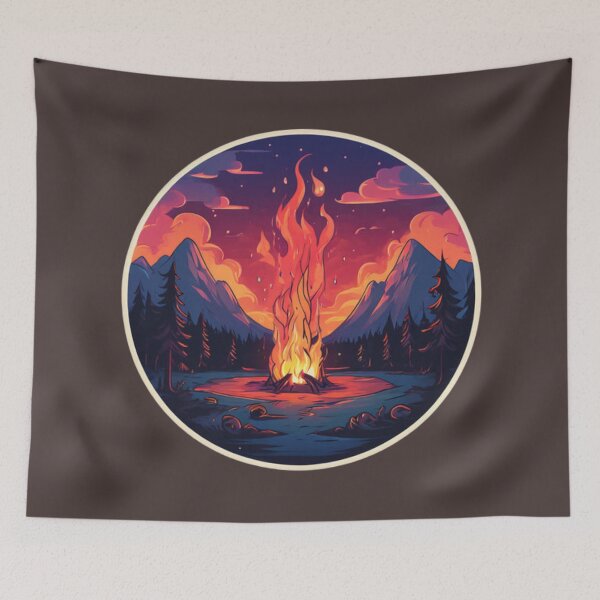 Item preview, Cool Camp Fire designed and sold by Planetporridge.
