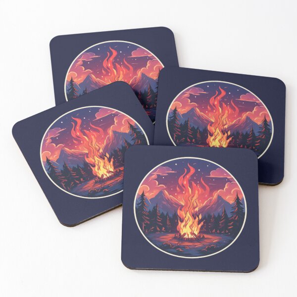 Item preview, Camp Fire Artwork designed and sold by Planetporridge.