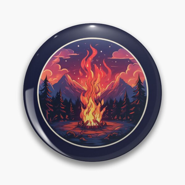 Item preview, Camp Fire Artwork designed and sold by Planetporridge.