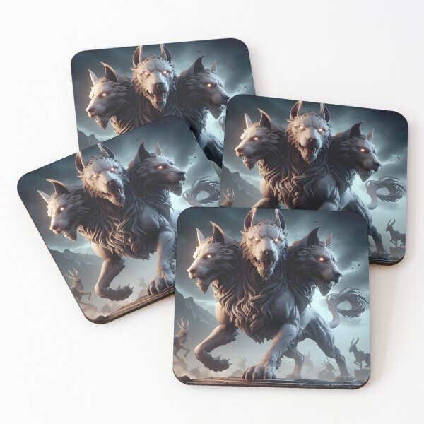 Item preview, Cerberus Dog Guardian of the Underworld designed and sold by GalleryBrisArt.