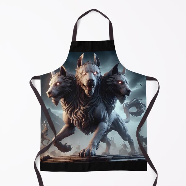 Item preview, Cerberus Dog Guardian of the Underworld designed and sold by GalleryBrisArt.