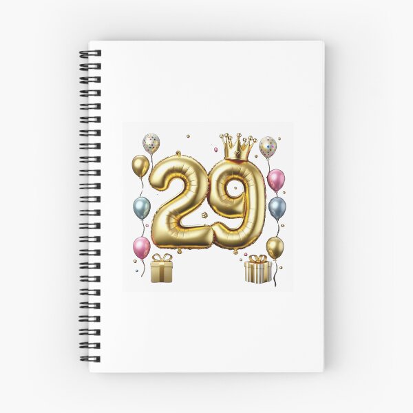 Item preview, Golden Balloon Number 29 with Crown and Birthday Party Decorations designed and sold by momo9981.