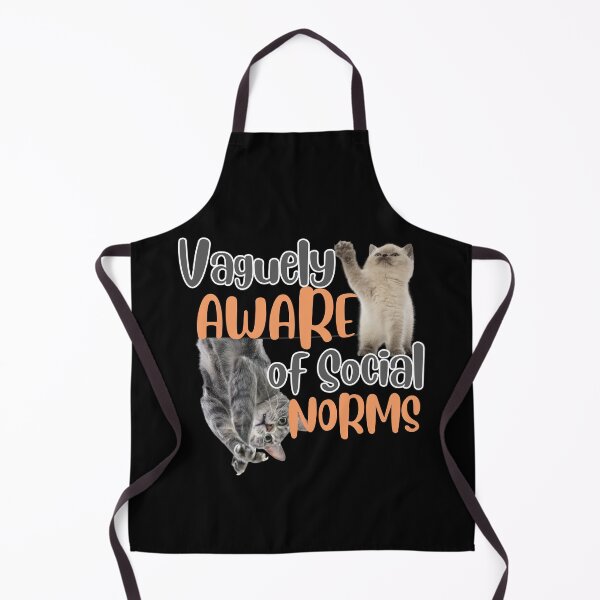 Item preview, Vaguely Aware of Social Norms designed and sold by blancheart1.