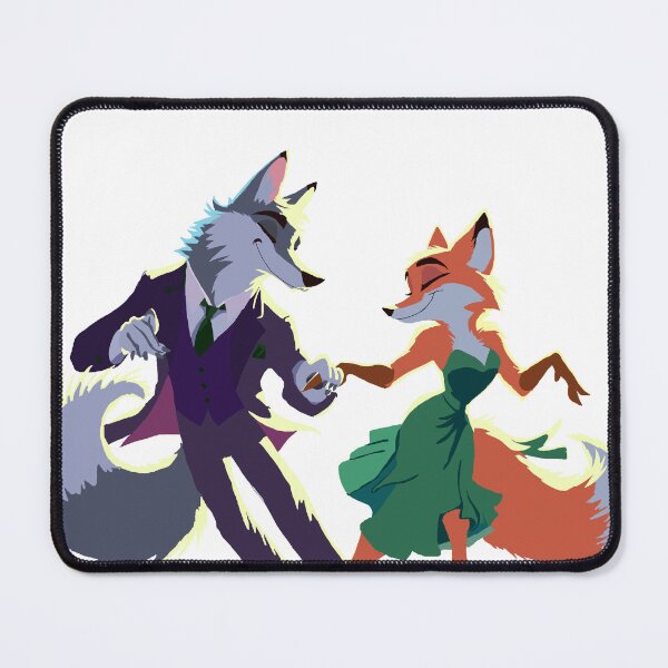 Item preview, Wolf & Foxy Dance under the starlight designed and sold by KlakkDrawsStuff.