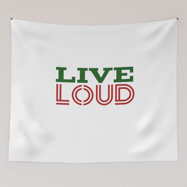 Item preview, Live loud design is very suitable for t-shirts and sweaters designed and sold by Nopidesign-.