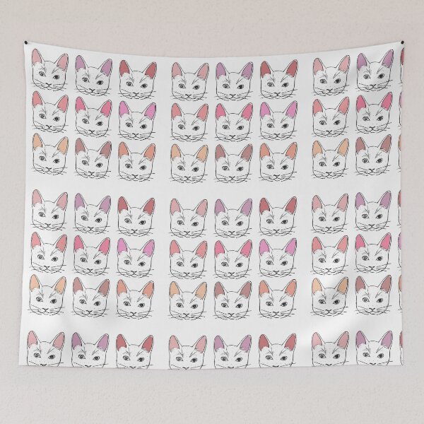 Item preview, Cat Face Pattern designed and sold by Marissa-Insinna.