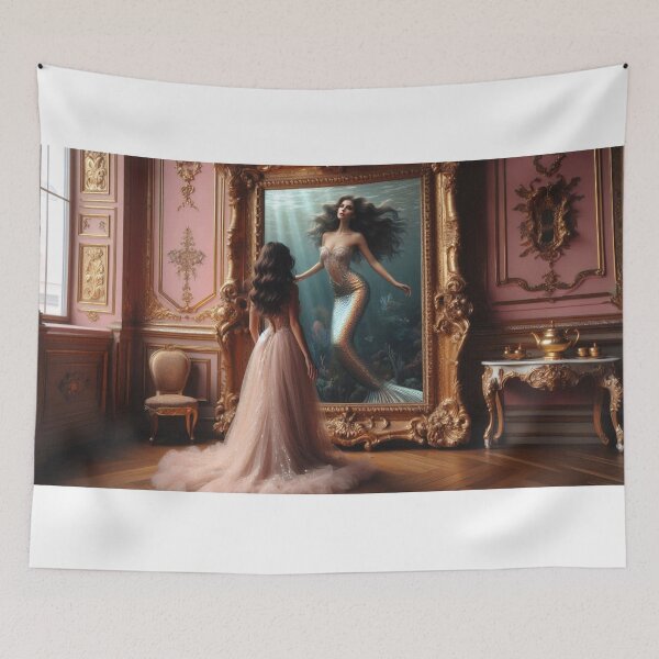 Item preview, Mermaid in Human Form Missing Home designed and sold by piscesmermaid.