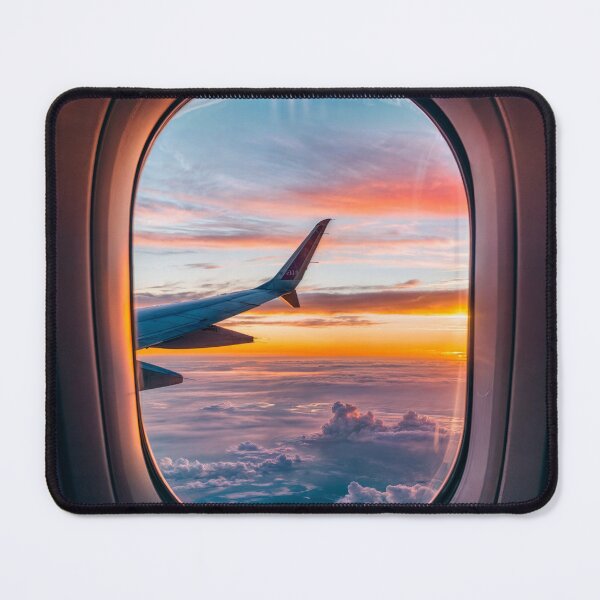 Item preview, Airplane's window with the sunset designed and sold by dacrekane.