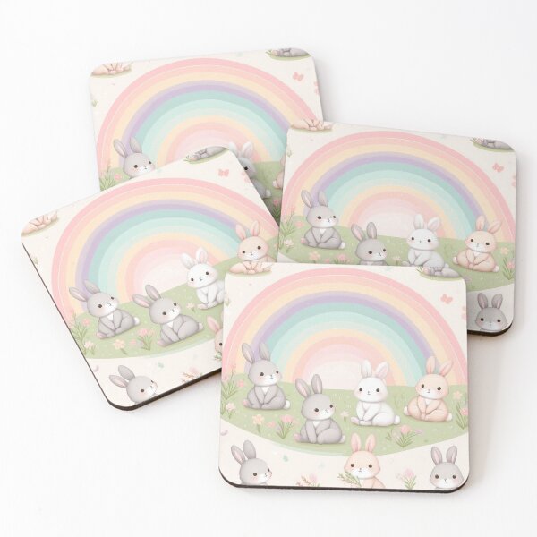 Item preview, A Rainbow of Bunny Bliss A Magical Meadow Adventure designed and sold by TeslaSt0re.