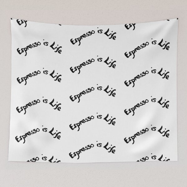 Item preview, Live Espresso Black designed and sold by MagentaTwilight.