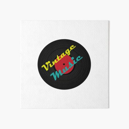 Vintage Music Galeriedruck