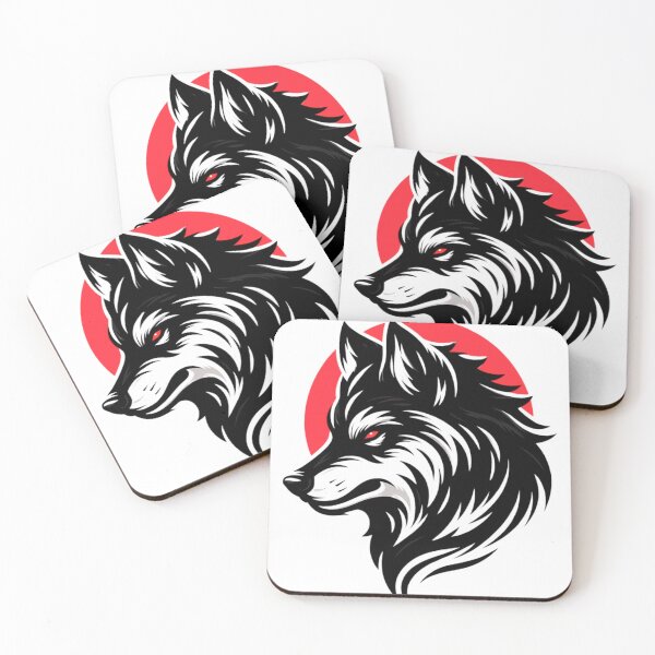 Item preview, Wolf Head Silhouette - Bold and Majestic Wildlife Design designed and sold by BubbleSpy.