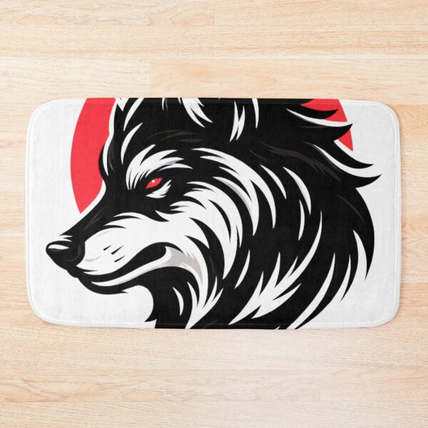 Item preview, Wolf Head Silhouette - Bold and Majestic Wildlife Design designed and sold by BubbleSpy.