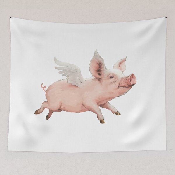 Item preview, Flying Pig designed and sold by Angry Swan Designs.