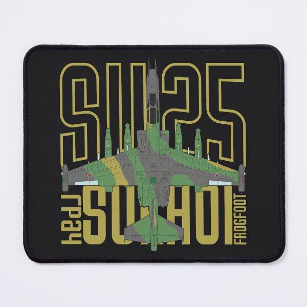 Item preview, Su-25 Frogfoot Jet Fighter Top View Art designed and sold by FAawRay.