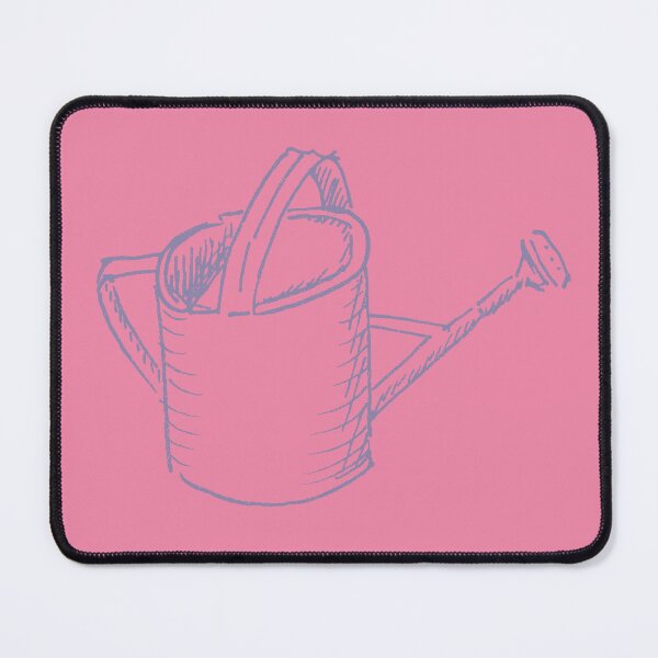 Item preview, Salmon and Grey Wateringcan designed and sold by MagentaTwilight.