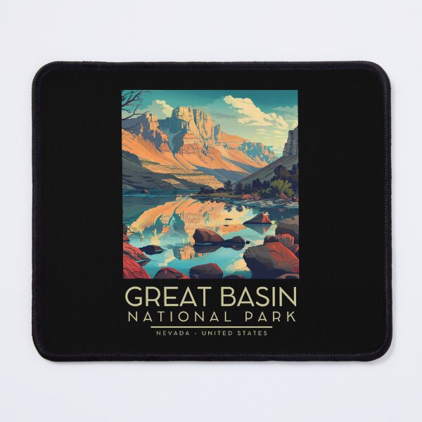 Item preview, A Vintage Illustration of Great Basin National Park - Nevada - US designed and sold by GoodOldVintage.