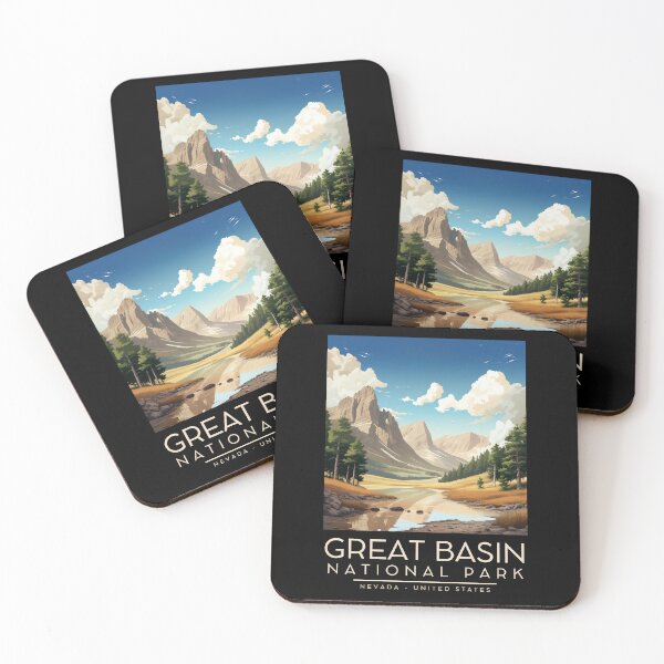 Item preview, A Vintage Illustration of Great Basin National Park - Nevada - US designed and sold by GoodOldVintage.