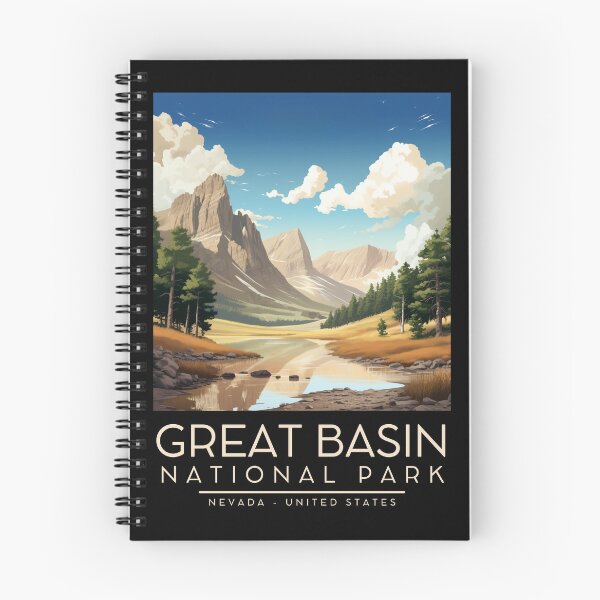 Item preview, A Vintage Illustration of Great Basin National Park - Nevada - US designed and sold by GoodOldVintage.