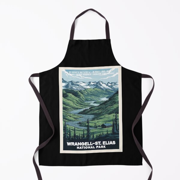 Item preview, Wrangell-St. Elias National Park, Vintage Travel designed and sold by PinkandP.
