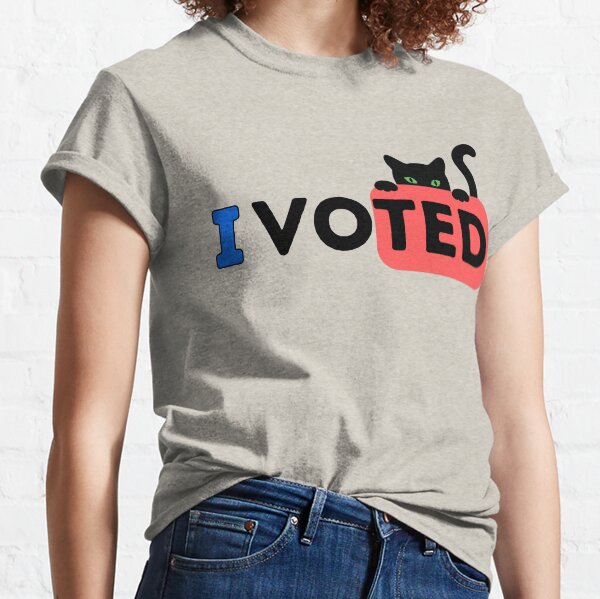 Item preview, I Voted Sticker, Smiley Face Voter Sticker for Voting 2024 Election, Get Out the Vote Vinyl Decal, USA Democracy Politics designed and sold by Km Designs.