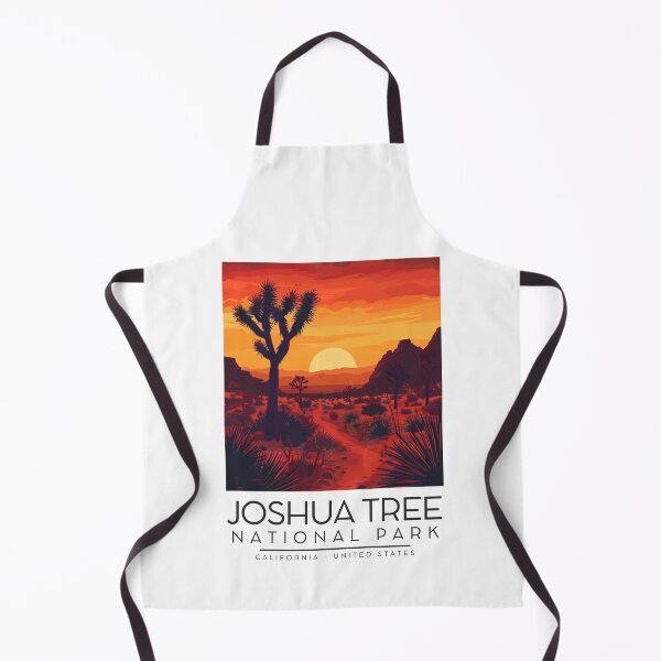 Item preview, A Vintage Illustration of Joshua Tree National Park - California - US designed and sold by GoodOldVintage.