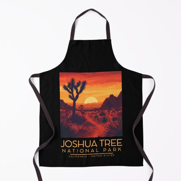 Item preview, A Vintage Illustration of Joshua Tree National Park - California - US designed and sold by GoodOldVintage.