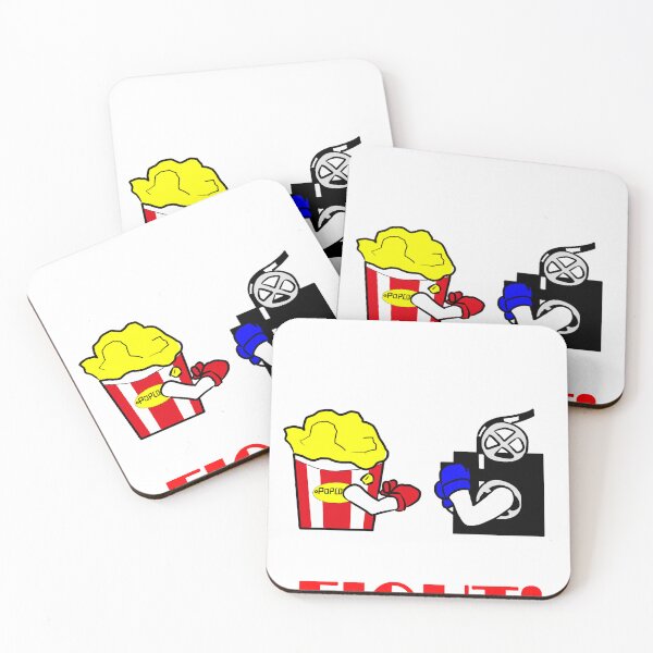 Item preview, Film Fights Popcorn Vs Film Projector designed and sold by RedEyeWolf.