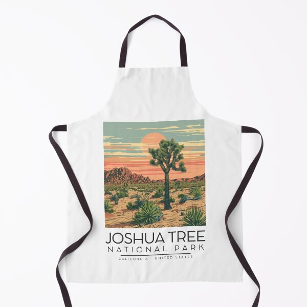 Item preview, A Vintage Illustration of Joshua Tree National Park - California - US designed and sold by GoodOldVintage.