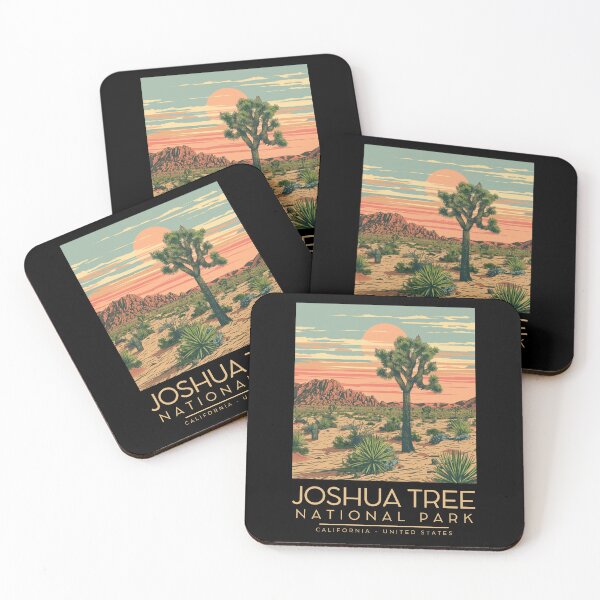 Artikelvorschau, Eine Vintage-Illustration des Joshua Tree Nationalparks - Kalifornien - USA entworfen und verkauft von GoodOldVintage.
