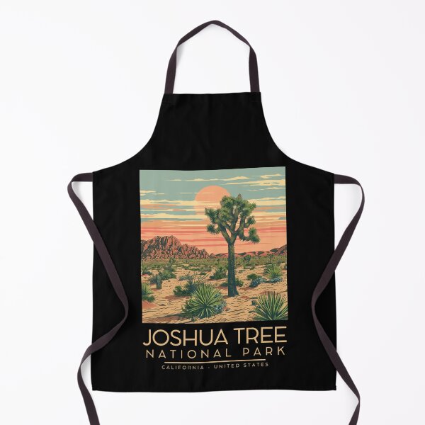 Item preview, A Vintage Illustration of Joshua Tree National Park - California - US designed and sold by GoodOldVintage.