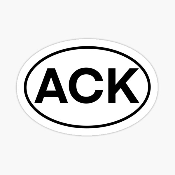 Item preview, Nantucket Oval - ACK designed and sold by delmarvastickers.