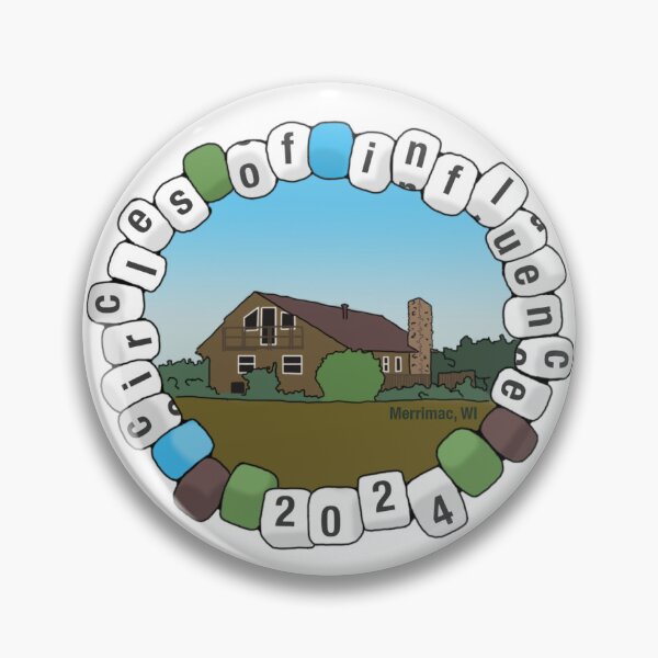 Item preview, Circles of influence 2024 retreat sticker designed and sold by KPdesignsLLC.
