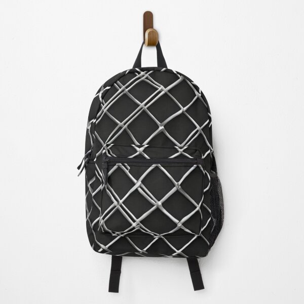 Item preview, Silver Mesh Grid on Black designed and sold by Have Mercy.