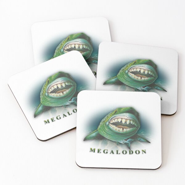 Item preview, MEGALODON! Vintage Educational style graphic  designed and sold by The Paleo shop ..