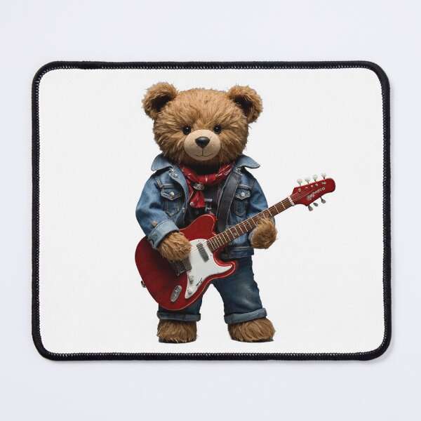 Item preview, Singer-songwriter bear with guitar designed and sold by Osintown.