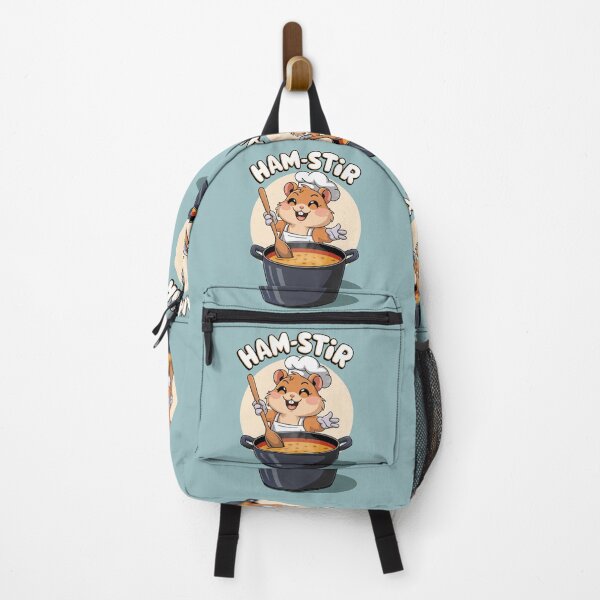 Item preview, Cute Funny Hamster Chef - Ham-Stir Cooking Cartoon Design designed and sold by Witsprings.