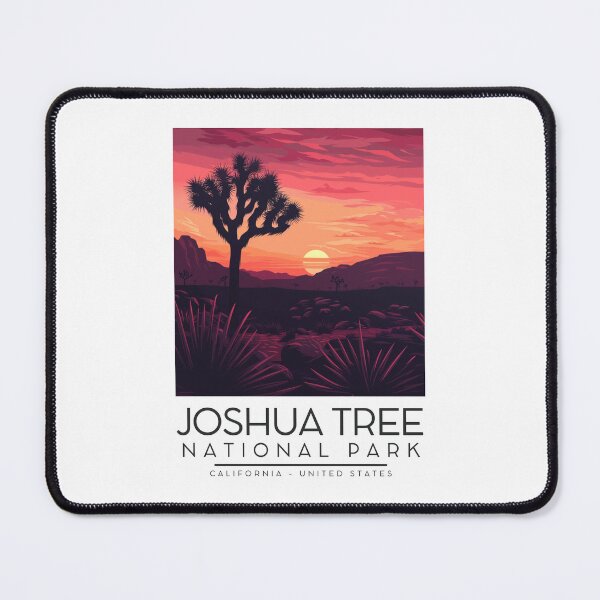 Item preview, A Vintage Illustration of Joshua Tree National Park - California - US designed and sold by GoodOldVintage.