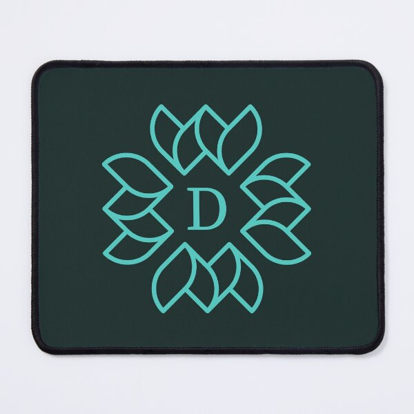 Item preview, Initial letter D floral ornamental emblem designed and sold by rasagamastore.