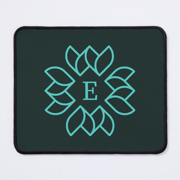 Item preview, Initial letter E floral ornamental emblem designed and sold by rasagamastore.
