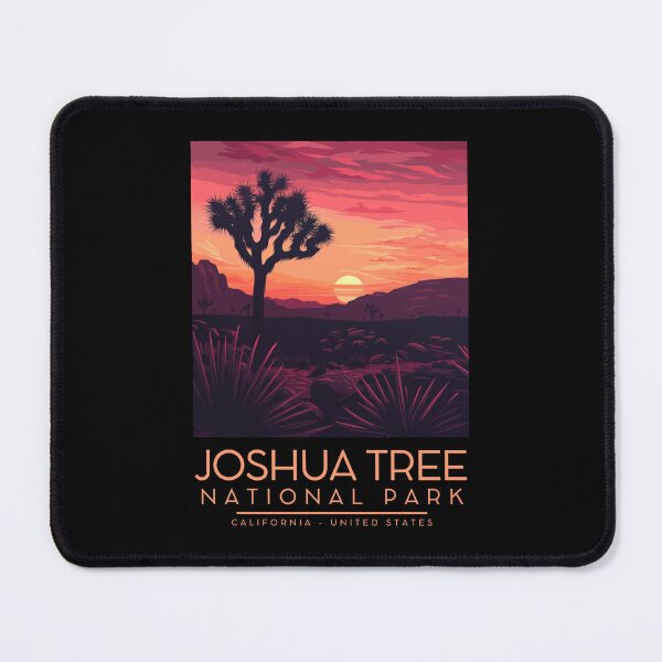 Item preview, A Vintage Illustration of Joshua Tree National Park - California - US designed and sold by GoodOldVintage.