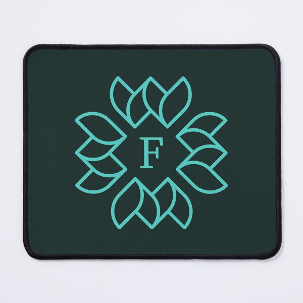 Item preview, Initial letter F floral ornamental emblem designed and sold by rasagamastore.