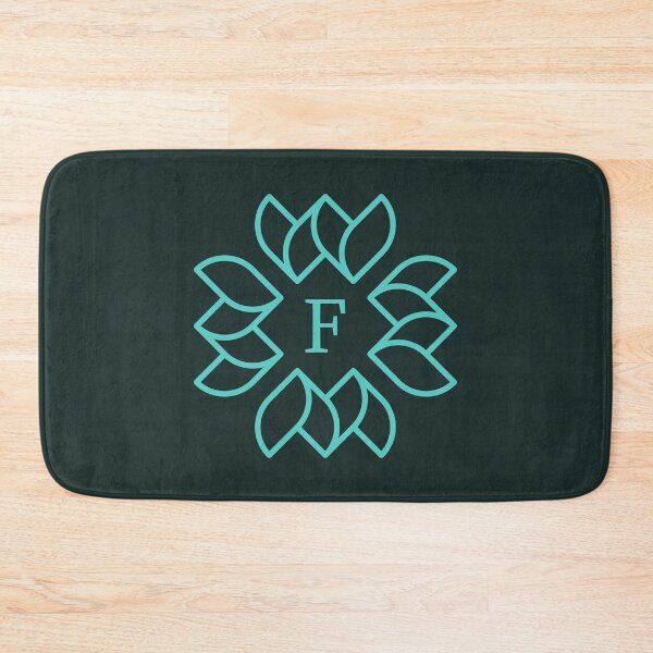 Item preview, Initial letter F floral ornamental emblem designed and sold by rasagamastore.