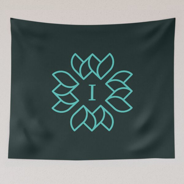 Item preview, Initial letter I floral ornamental emblem designed and sold by rasagamastore.