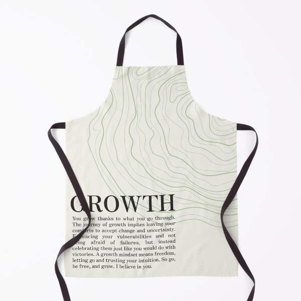 Item preview, GROWTH gradient poster | Law of attraction and affirmations wall art designed and sold by VerbenaStudio.